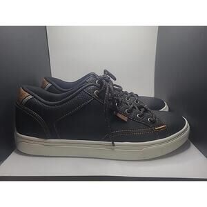 Levi's Men's Jeffrey-Lo-Lux 501 Sneakers Low Top Black and Tan Size 8